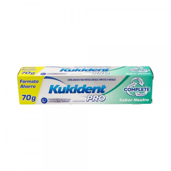 KUKIDENT COMPLETE NEUTRO TAMAÑO AHORRO 70 GR