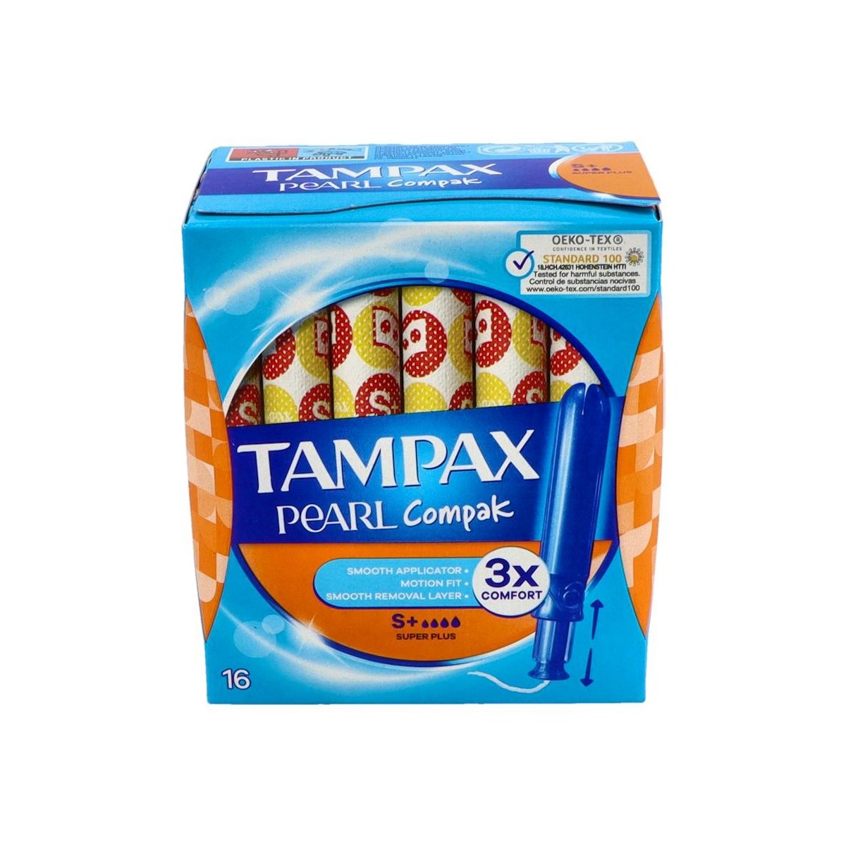 TAMPAX COMPAK PEARL SUPERPLUS 16